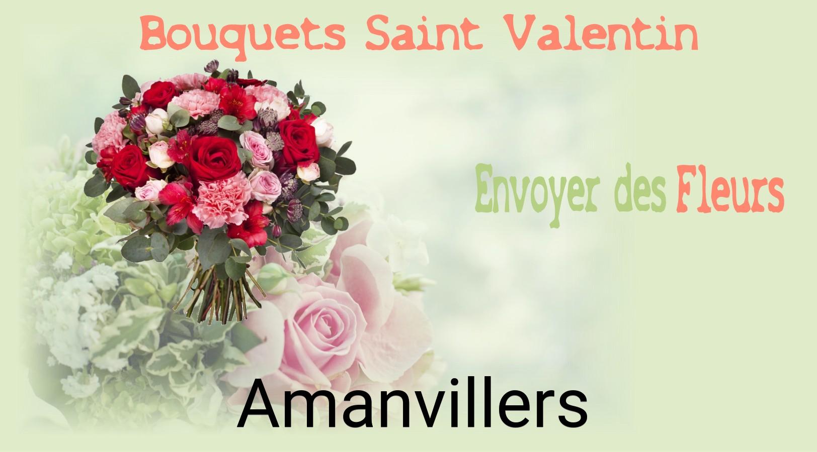 Roses de Saint-Valentin livrées à Amanvillers
